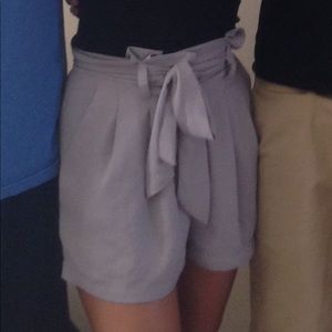 Forever 21 Paperbag Shorts - Polyester